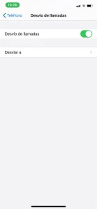 desvio llamadas ios