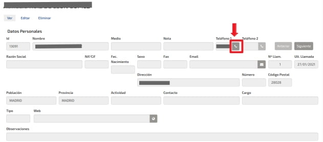 comienzo software televenta
