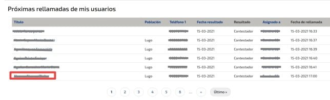 rellamadas software televenta