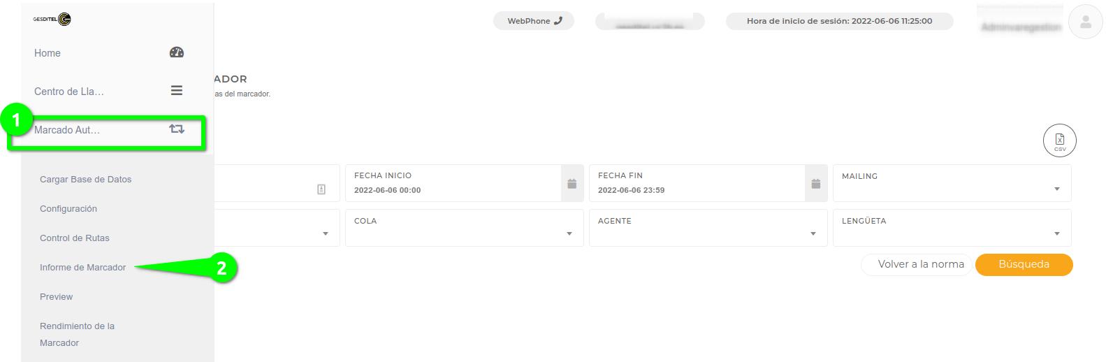 07 informe del marcador