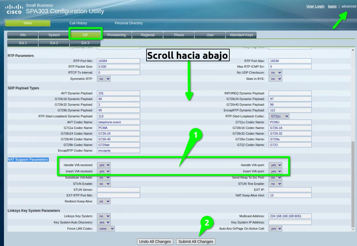 activar nat telefono ip cisco
