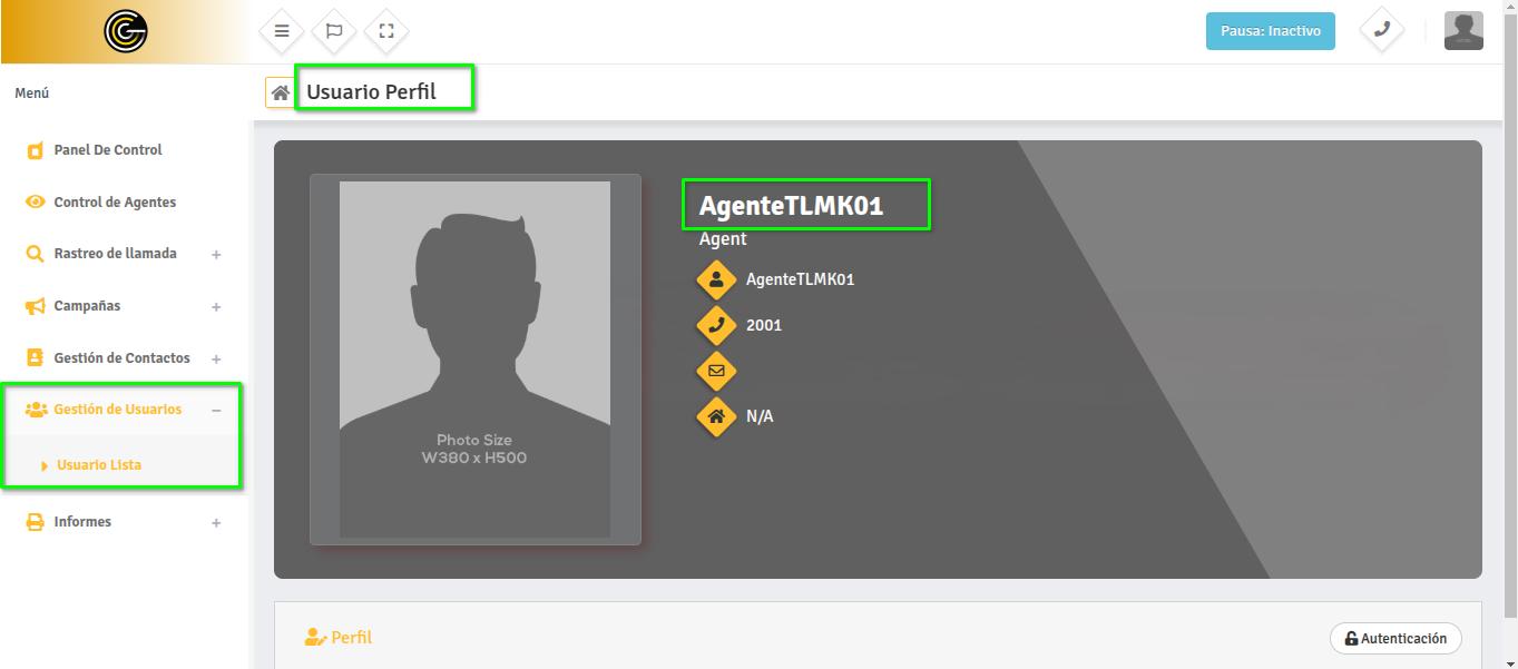 GESTIÓN DE USUARIOS